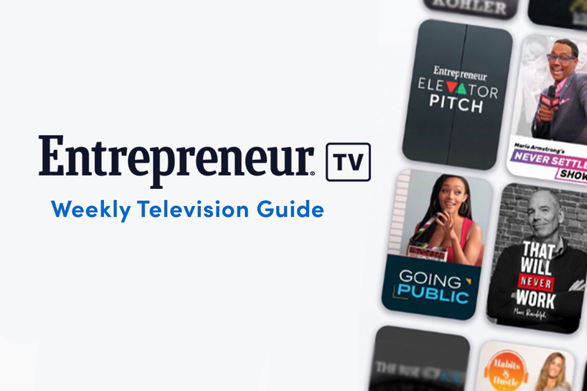 What's on Entrepreneur TV This Week
