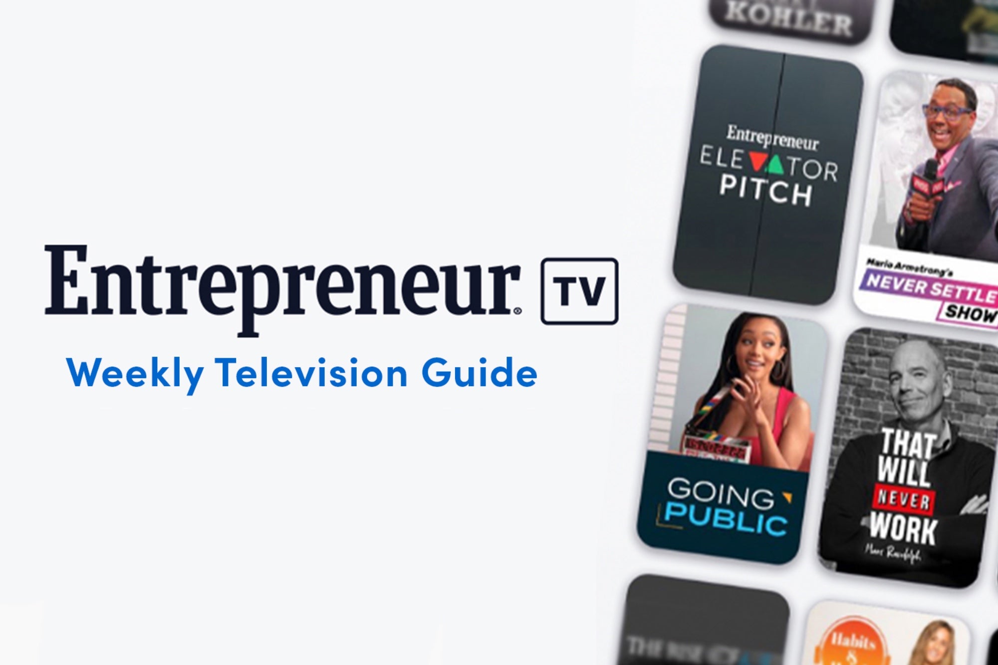 What's on Entrepreneur TV This Week