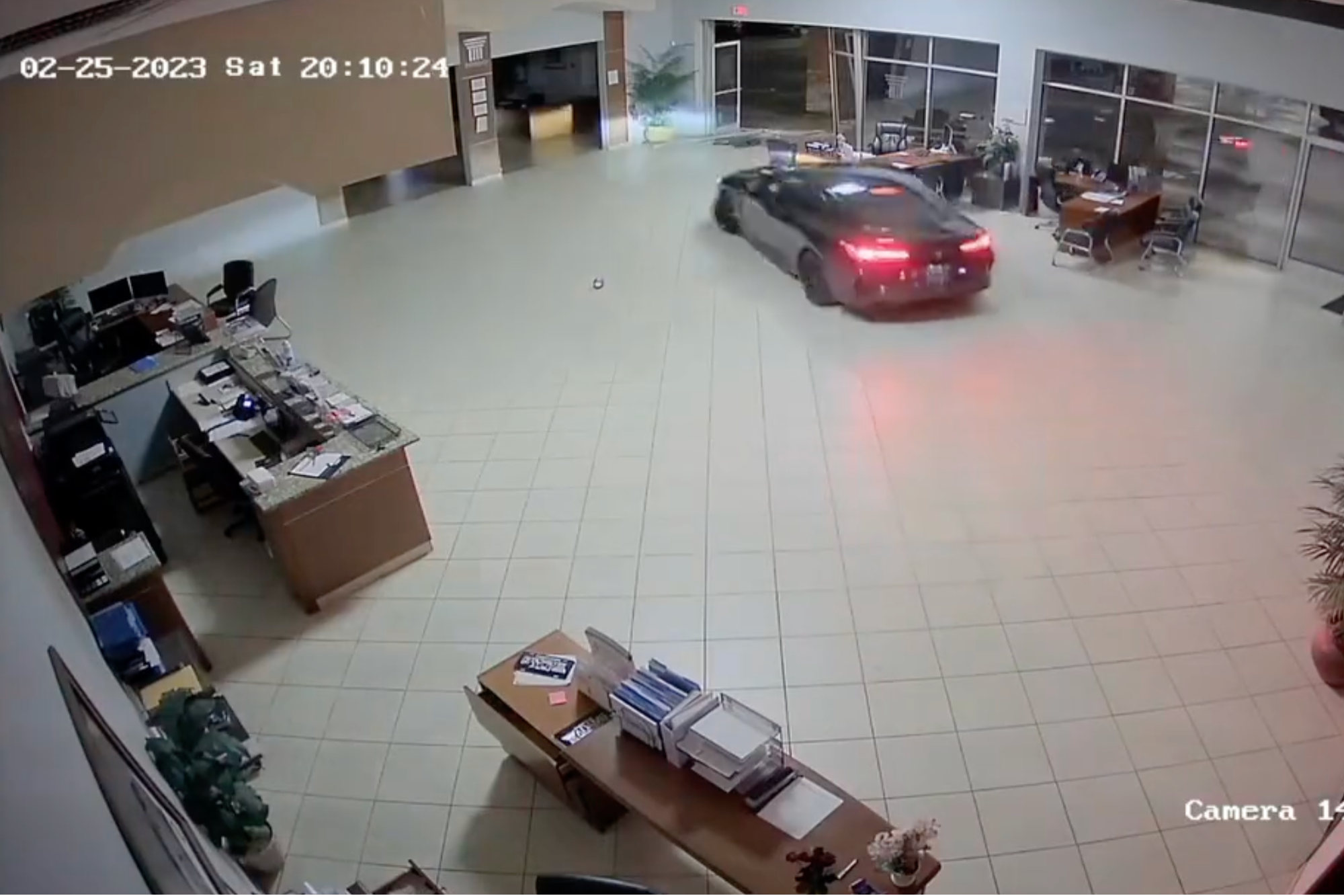 Thieves Caught On Camera Stealing Over $300,000 Worth of Cars From Dealership
