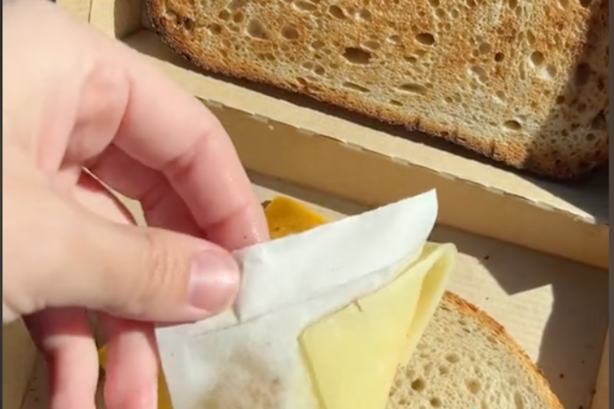 'Pretty Sure That's Wrong': Hilarious Video Shows Woman Allegedly Opening Dunkin' Sandwich With Unusual Ingredient