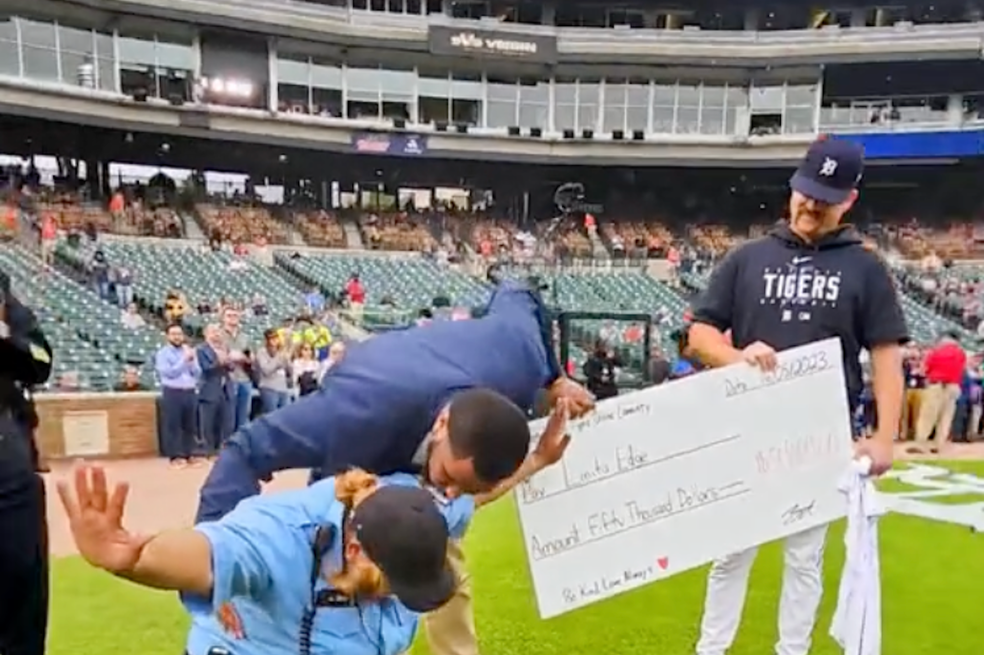 'I Could Die Happy': Community Raises $50,000 For Widowed Traffic Cop