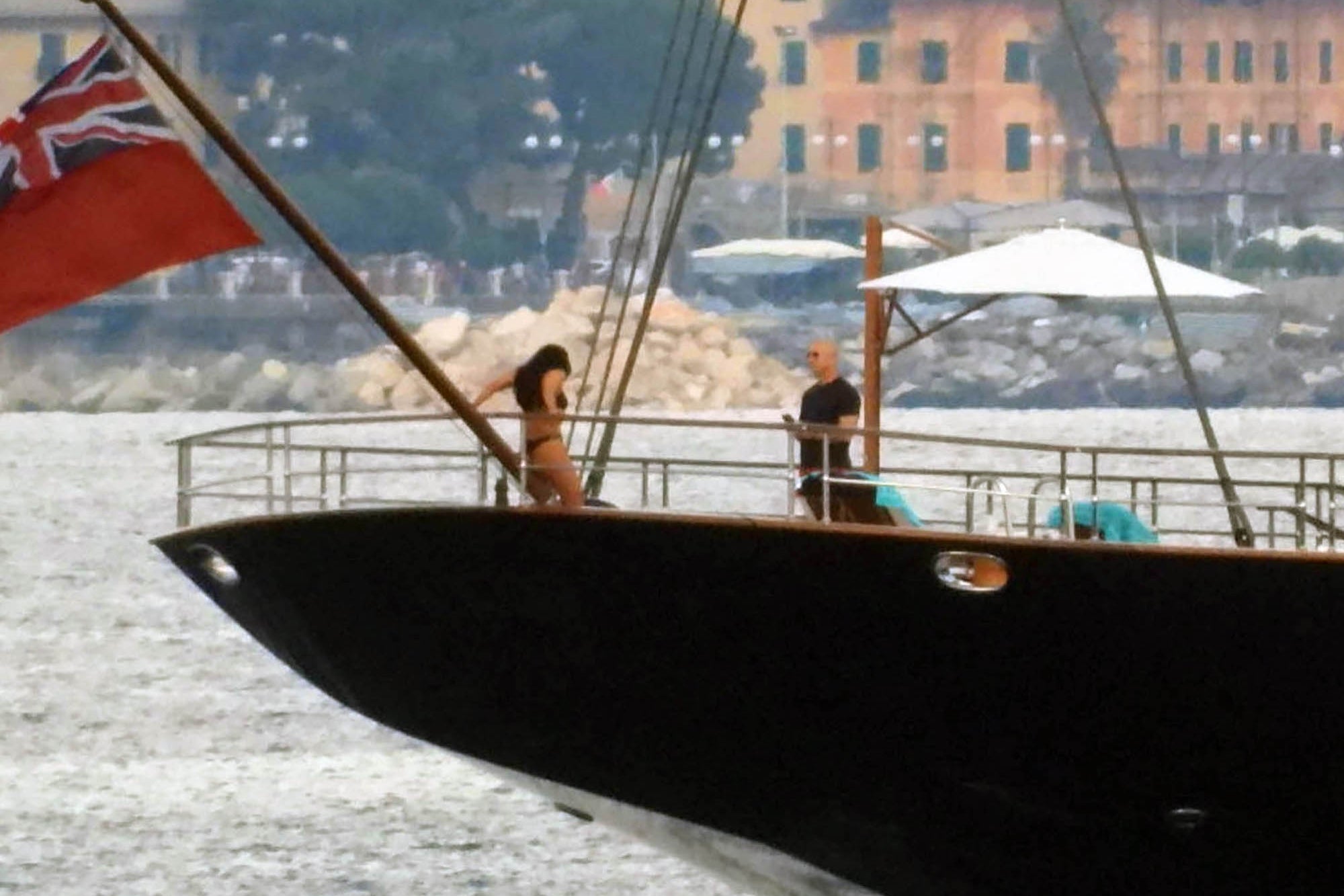 Jeff Bezos and Lauren Sanchez Coast Through Italian Riviera On $500 Million Superyacht Following Engagement