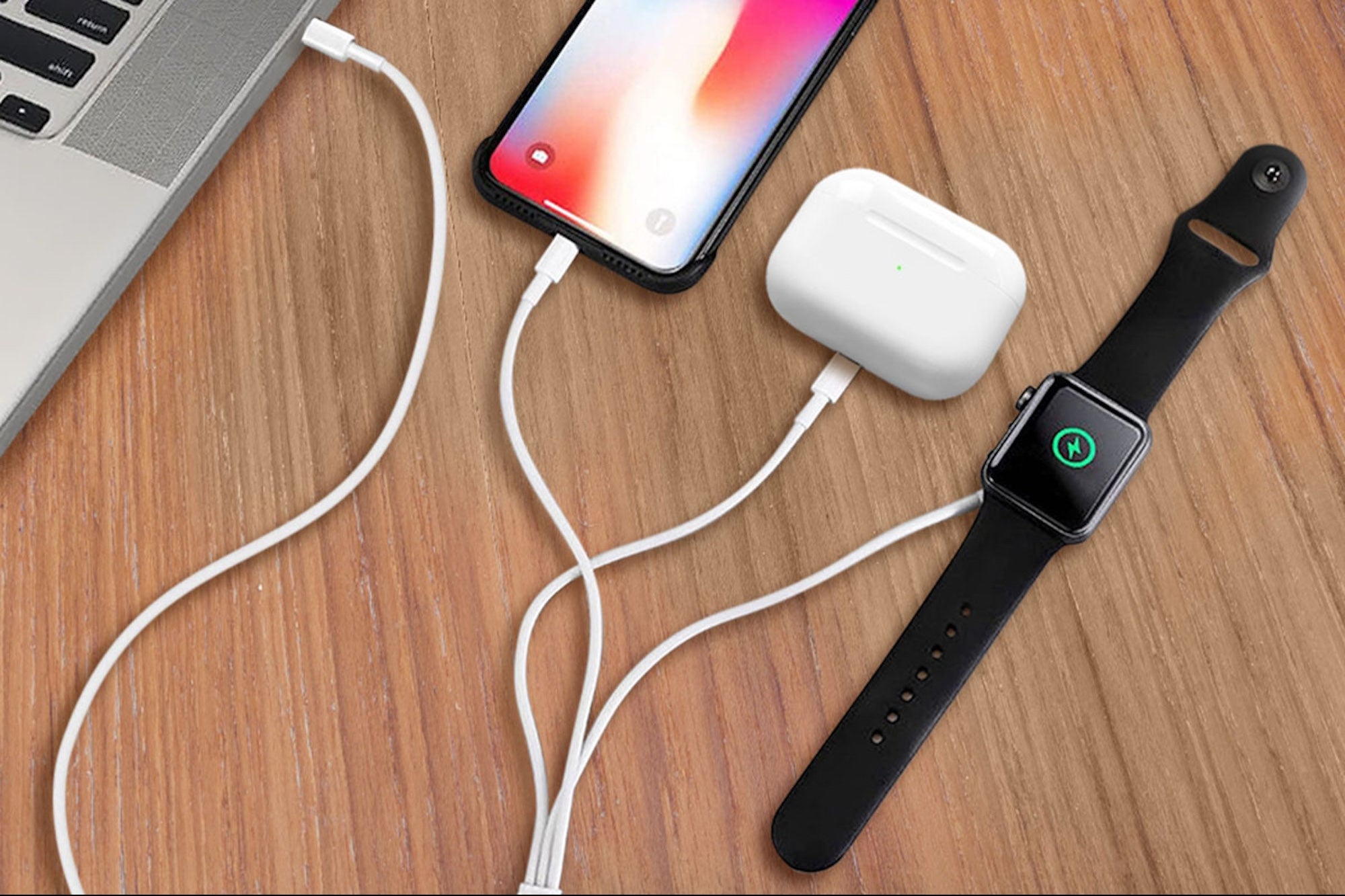 Stay Connected with a Three-in-One iOS Compatible Cable, Only $18.99