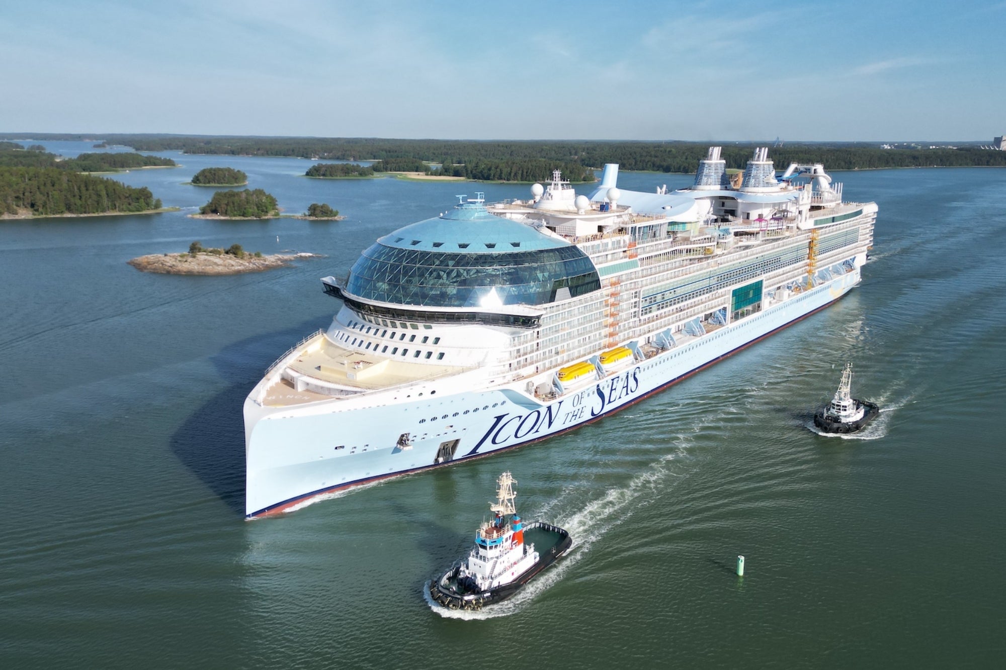 Royal Caribbean's 'Icon of the Seas' Completes First Sea Trials, Sets Sail Towards 2024 Debut