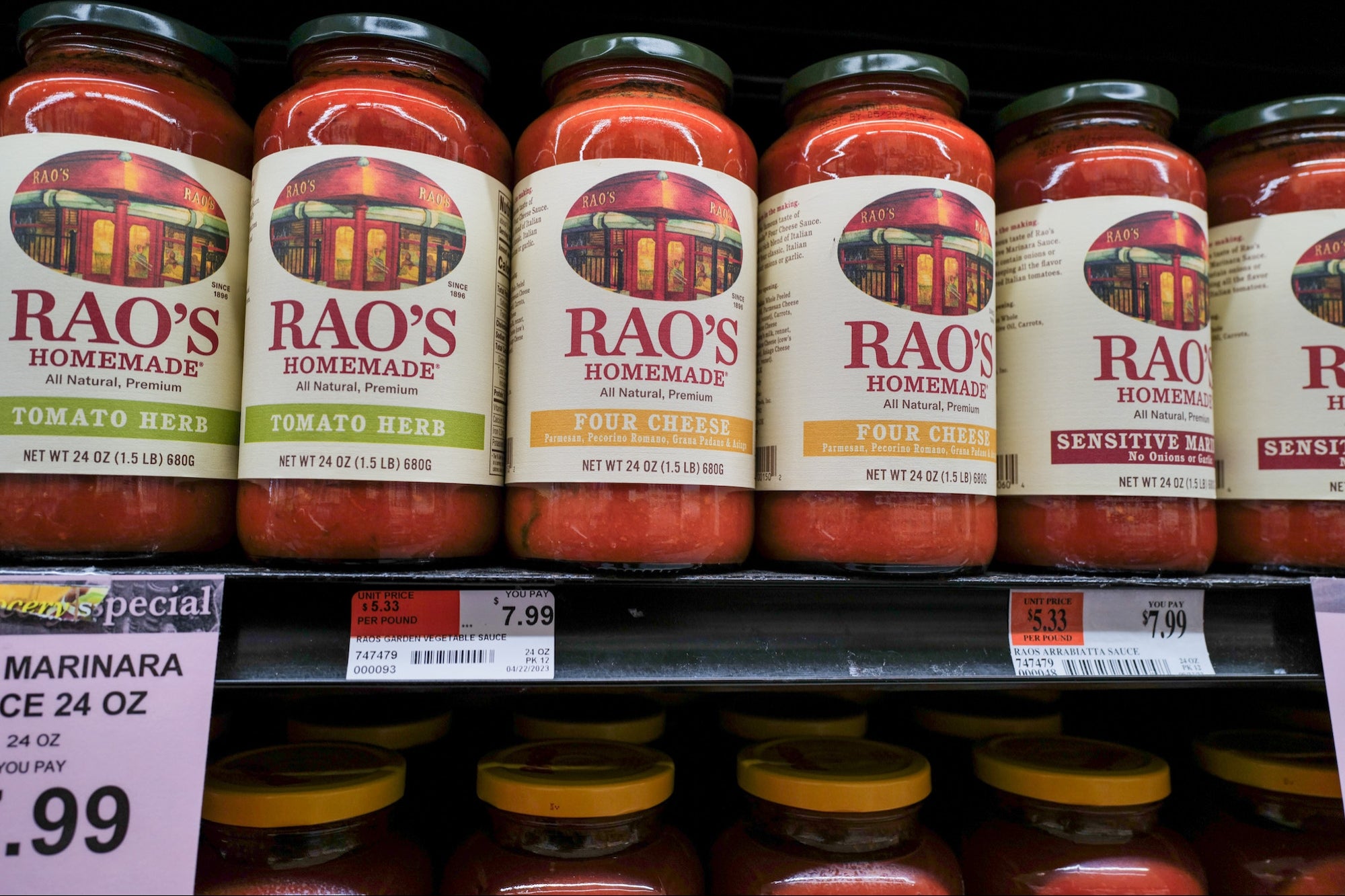 Campbell Soup Set to Acquire Iconic Italian Food Brand Rao's and Parent Company Sovos Brands for $2.33 Billion