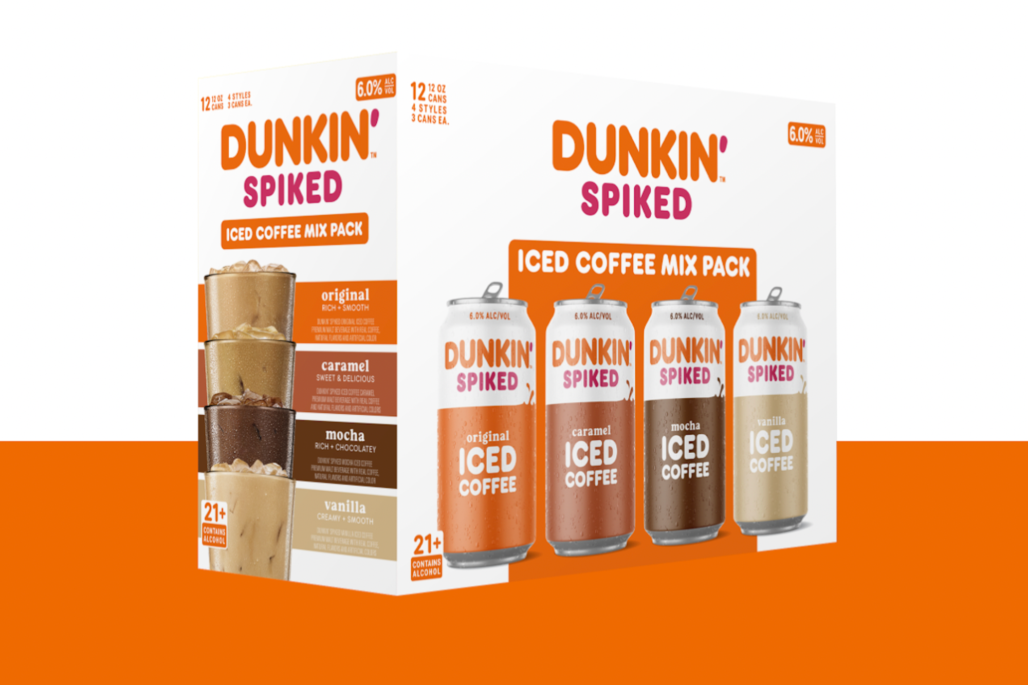 Dunkin' Dives Into the Boozy Beverage Market with Spiked Iced Coffees and Teas