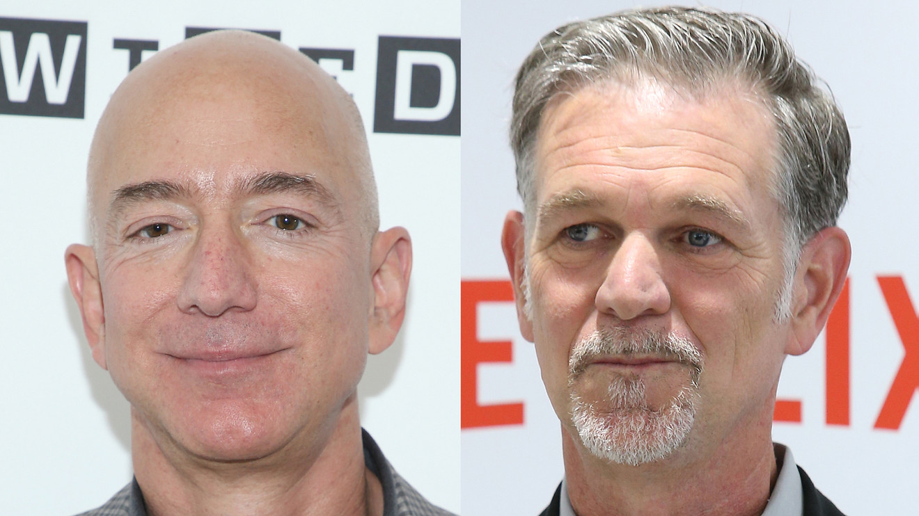 This money-flow chart shows that Amazon and Netflix are in dangerous territory
